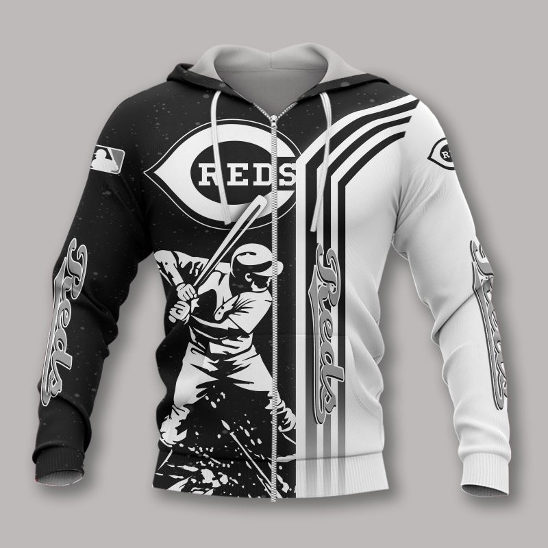 3D Hoodie All Over Print Apparel Cincinnati Reds
