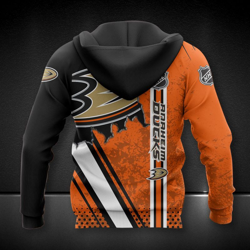 Anaheim Ducks 3D Hoodie All Over Print Apparel