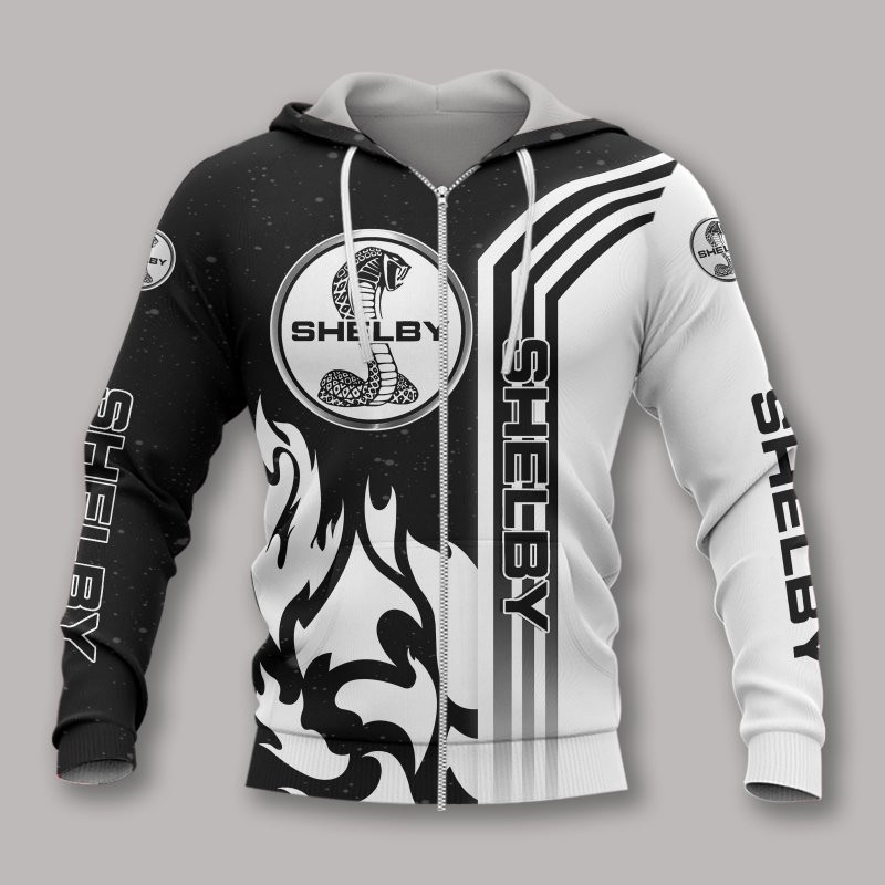 3D Hoodie All Over Print Apparel Ford Shelby