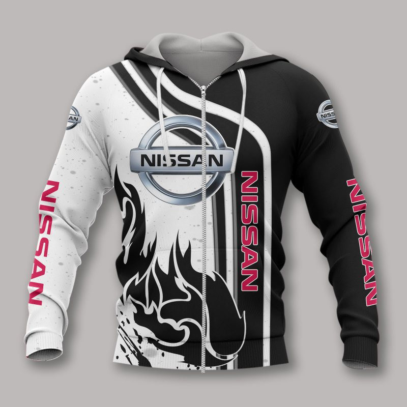 3D Hoodie All Over Print Apparel Nissan