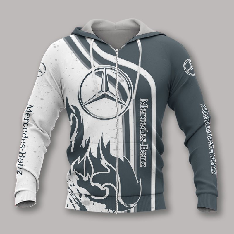 3D Hoodie All Over Print Apparel Mercedes-Benz
