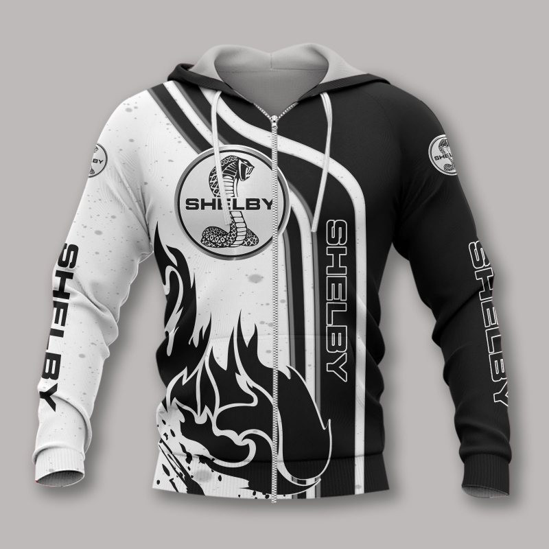 3D Hoodie All Over Print Apparel Ford Shelby