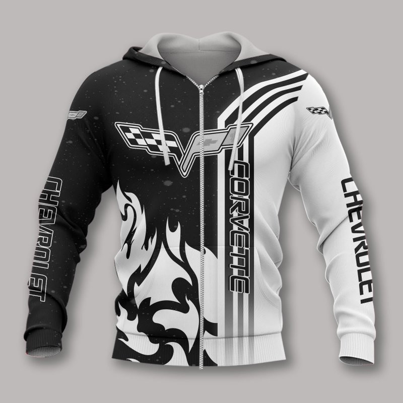 3D Hoodie All Over Print Apparel Chevrolet Corvette