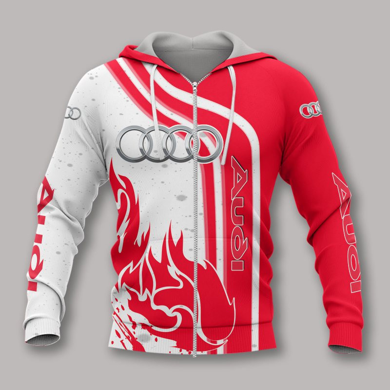 3D Hoodie All Over Print Apparel Audi