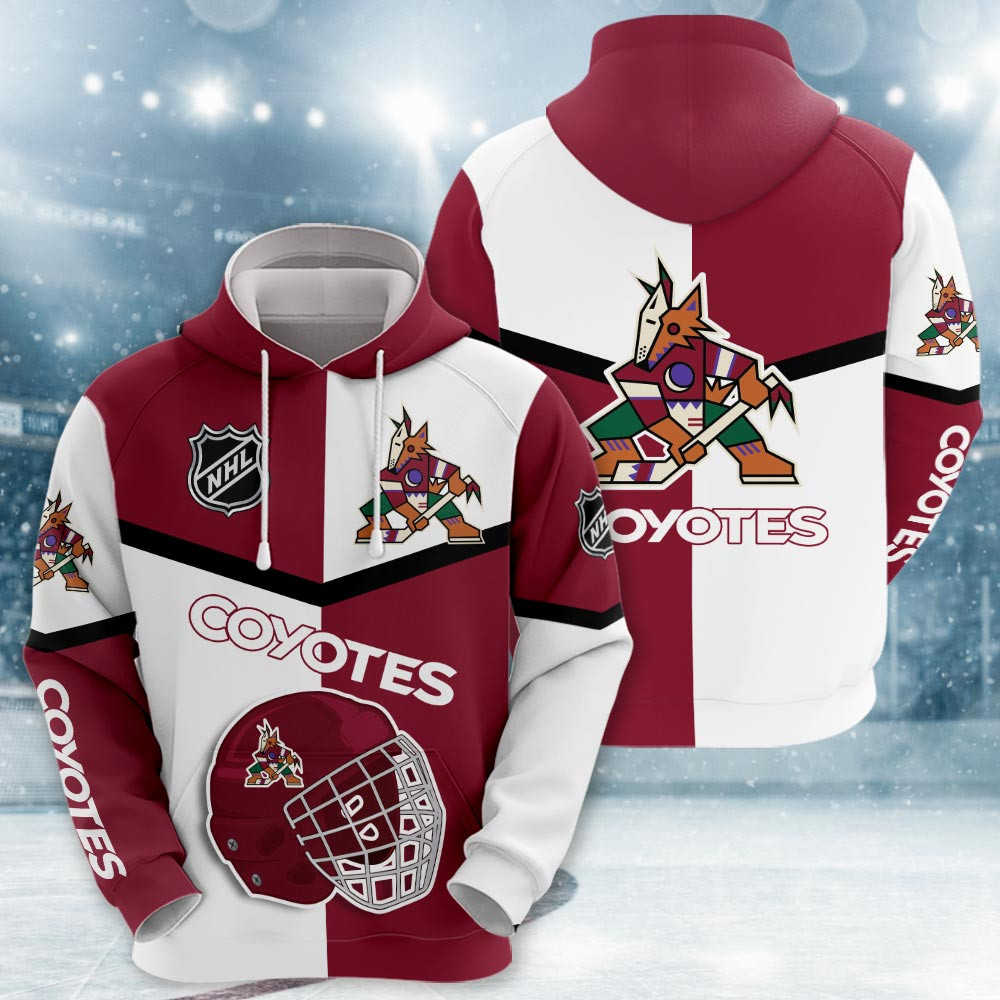 Arizona Coyotes 3D Hoodie All Over Print Apparel