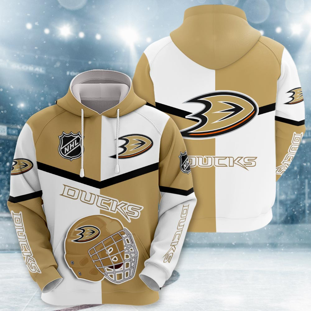 Anaheim Ducks 3D Hoodie All Over Print Apparel