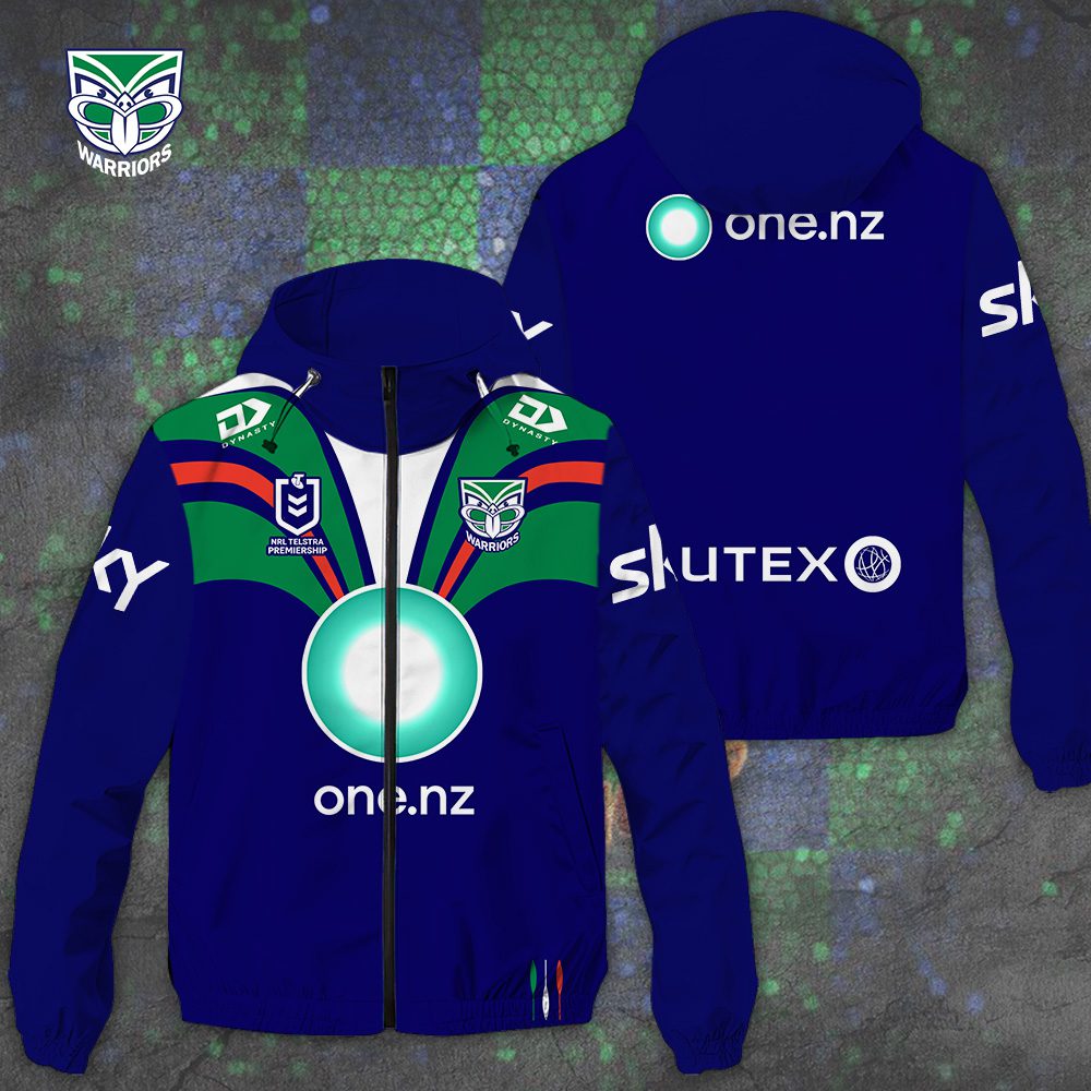 New Zealand Warriors 3D Windbreaker Jacket