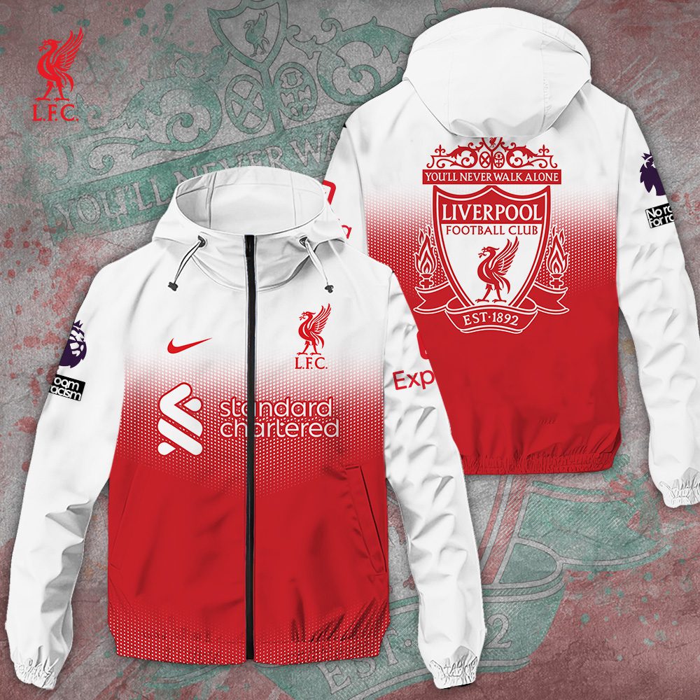 Liverpool 3D Windbreaker Jacket