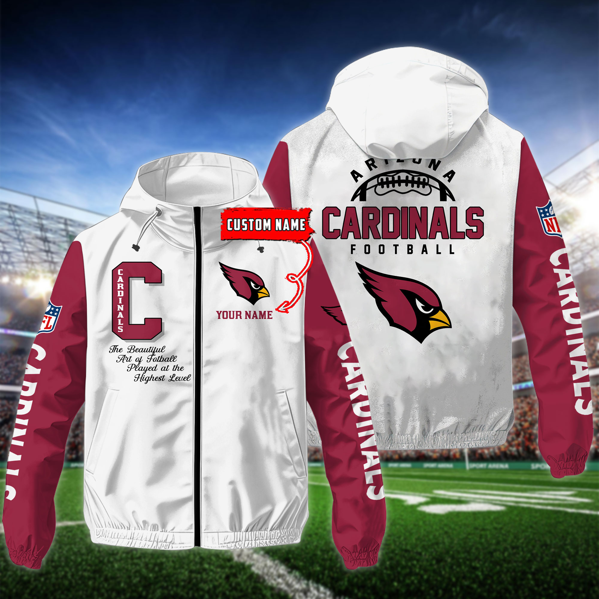 Arizona Cardinals Outdoor Jacket For Men