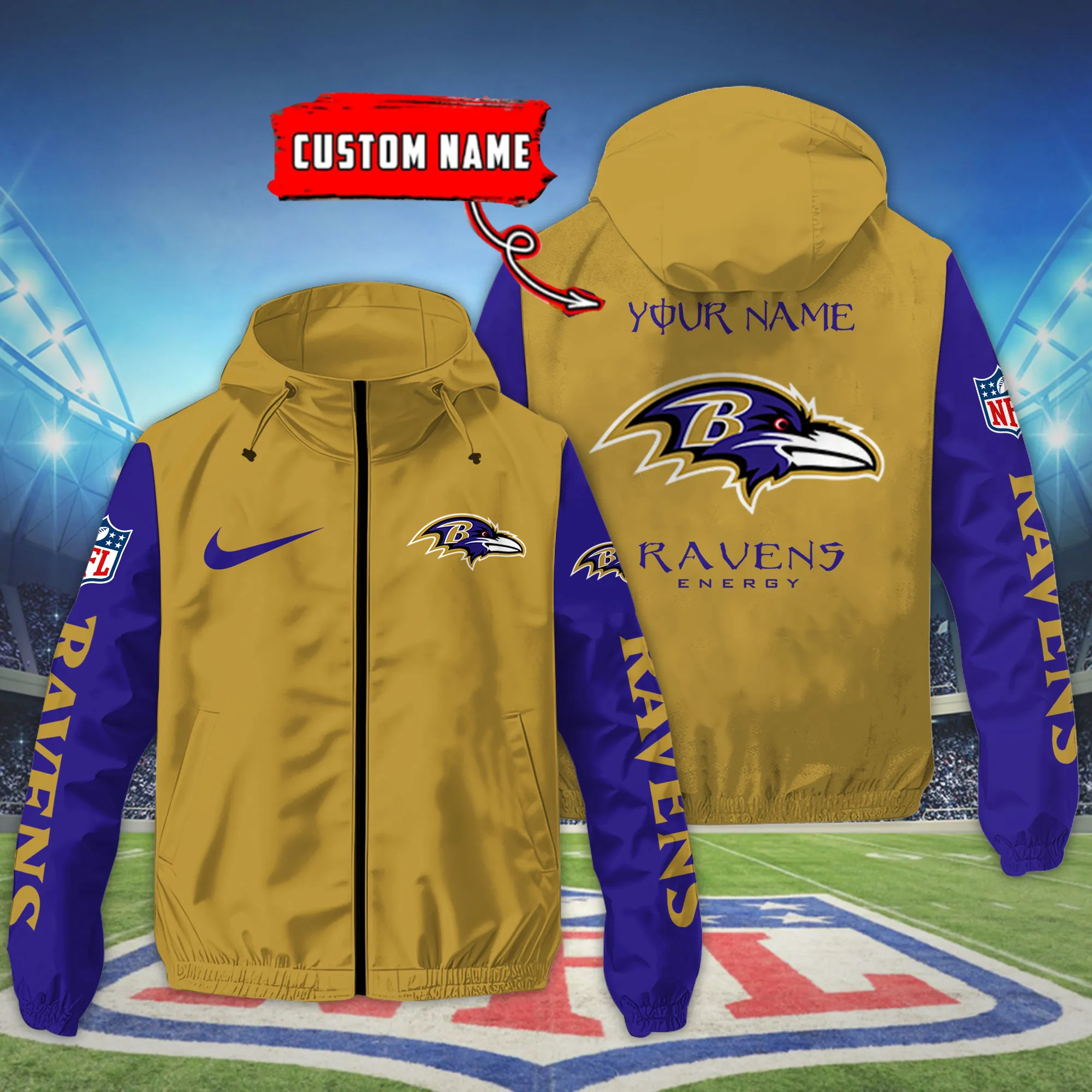 Baltimore Ravens Outdoor Jacket For Women