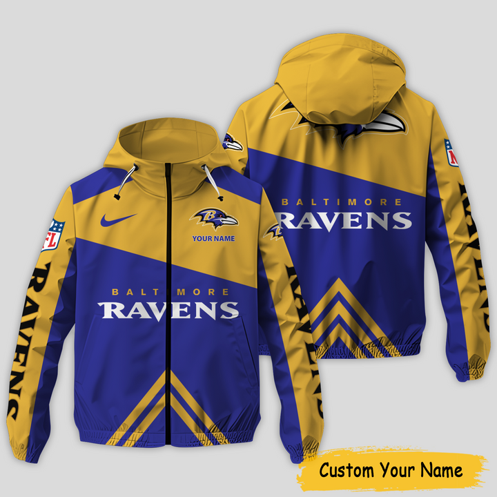 Baltimore Ravens Windbreaker Jacket For Men