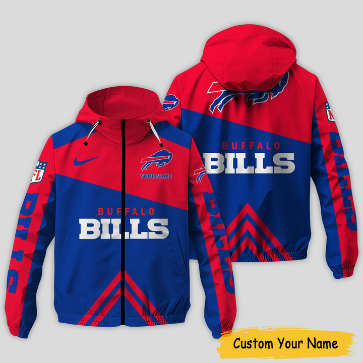 Buffalo Bills Windbreaker Jacket For Men