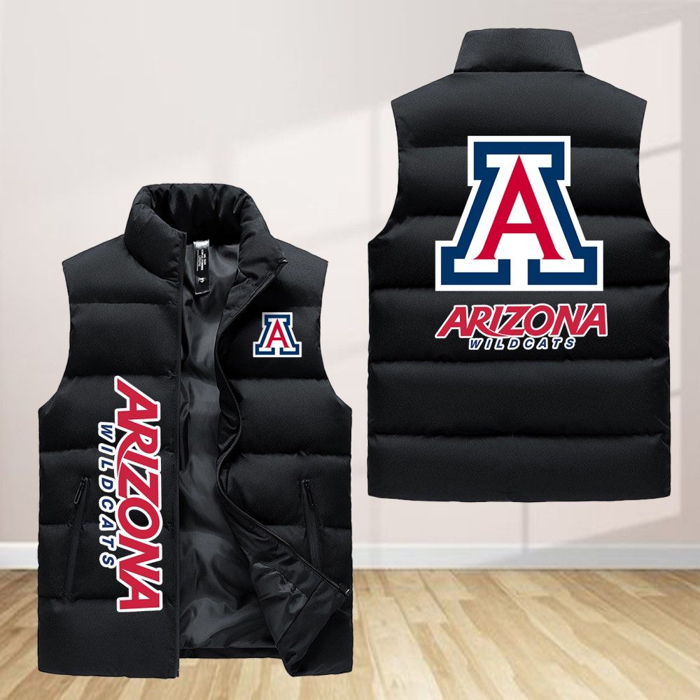 Arizona Wildcats Sleeveless Down Jacket Sleeveless Vest