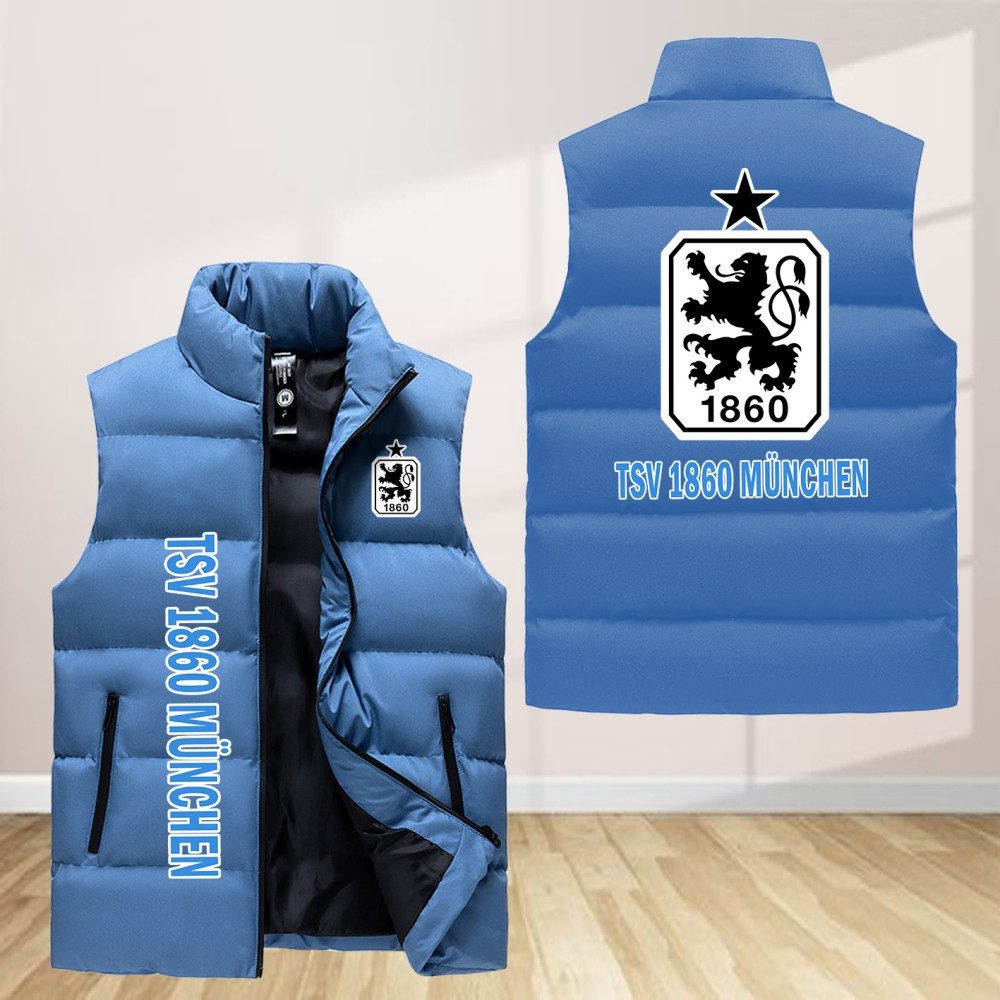 1860 Munich Sleeveless Down Jacket Sleeveless Vest