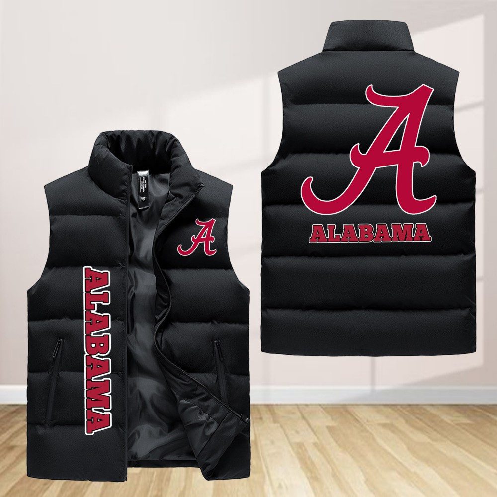 Alabama Crimson Tide Sleeveless Down Jacket Sleeveless Vest