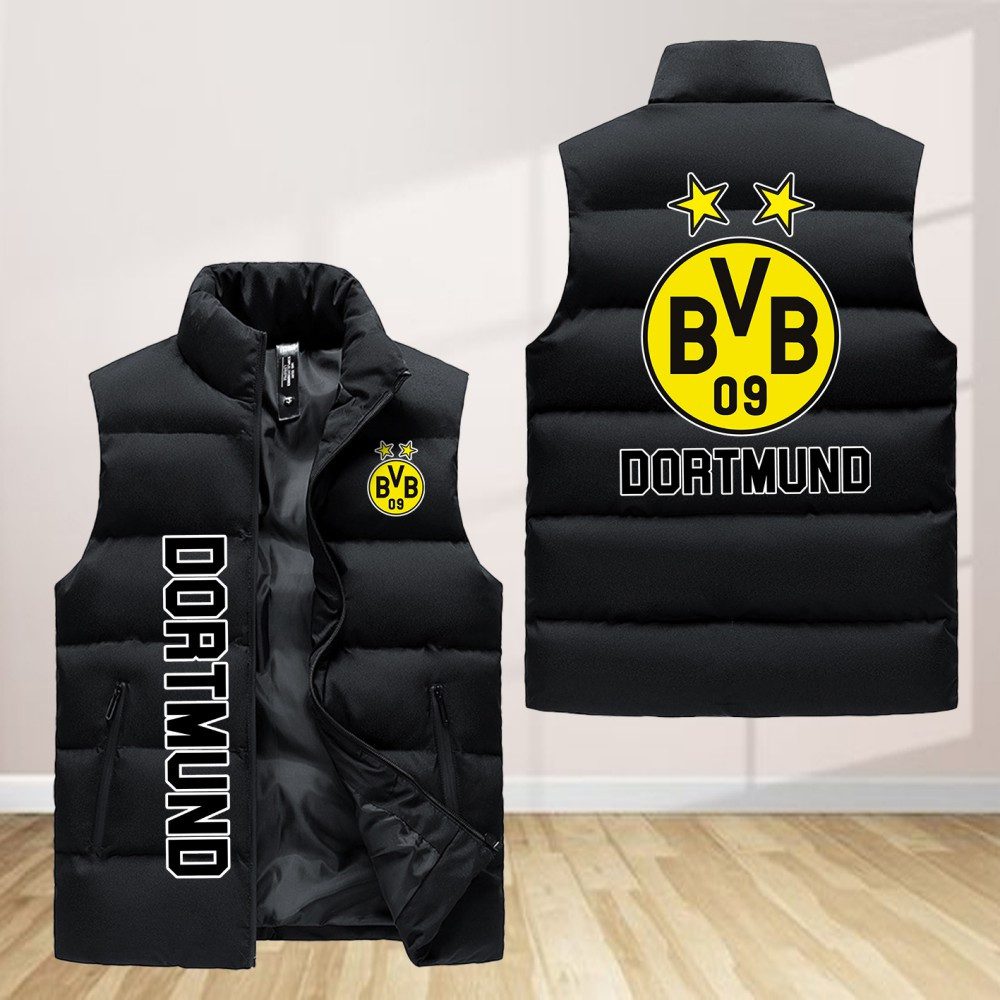 Borussia Dortmund Sleeveless Down Jacket Sleeveless Vest