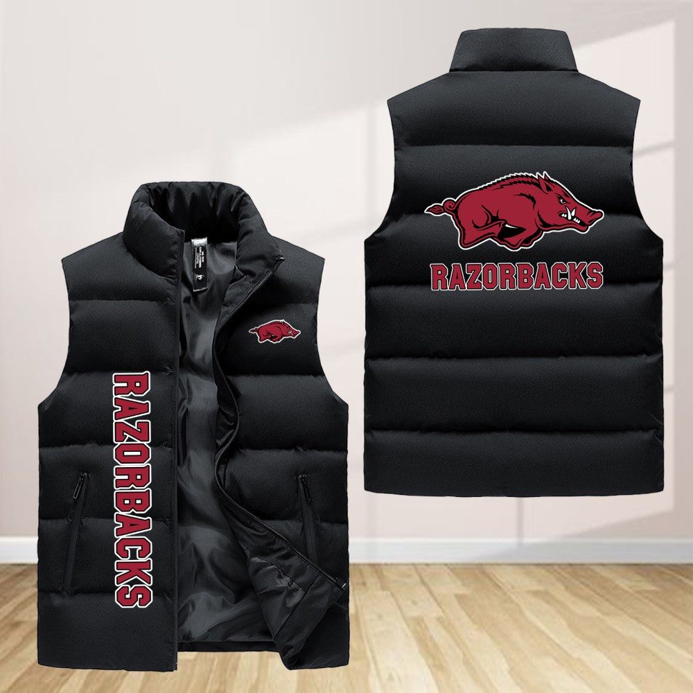 Arkansas Razorbacks Sleeveless Down Jacket Sleeveless Vest