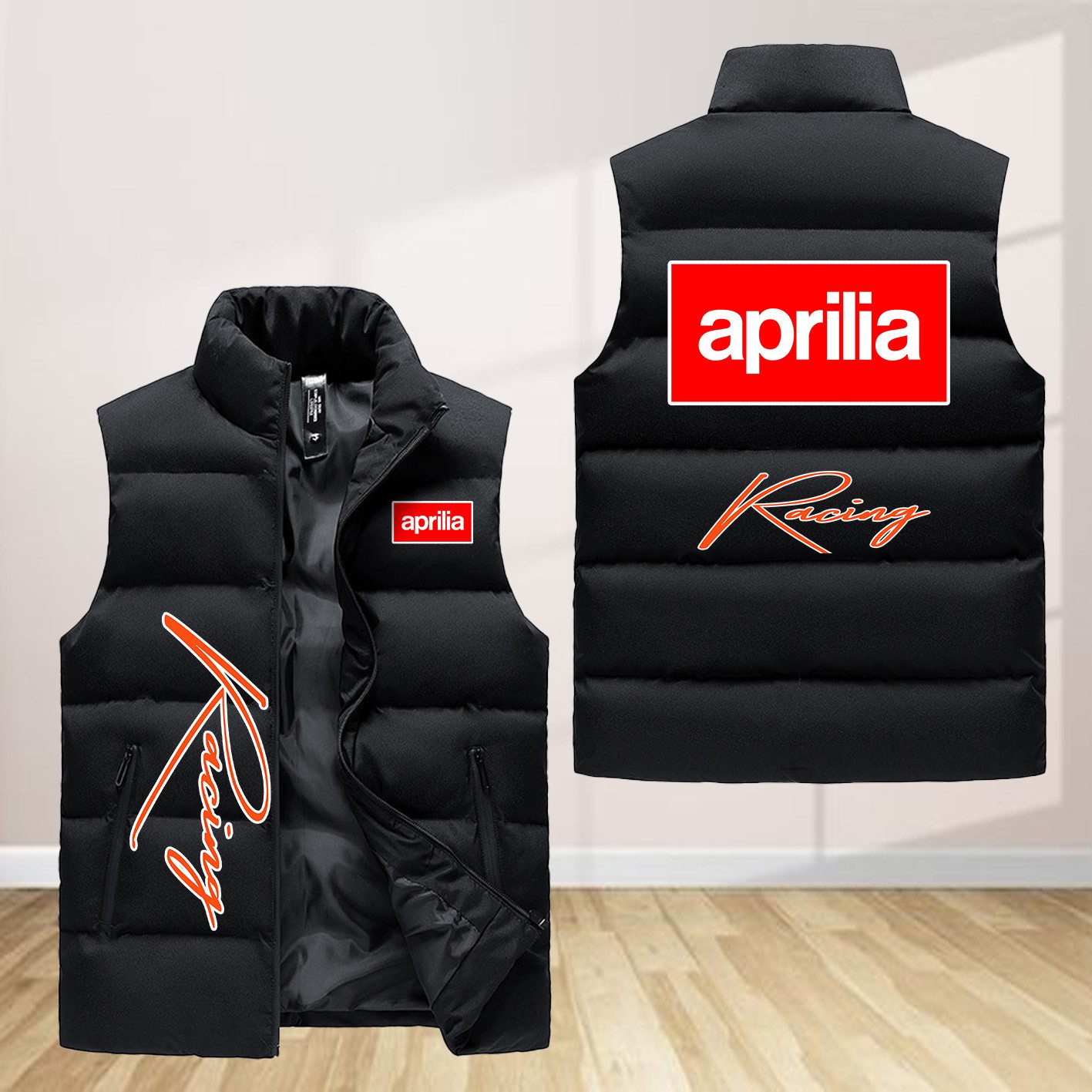 Aprilia Motorcycles Sleeveless Down Jacket Sleeveless Vest