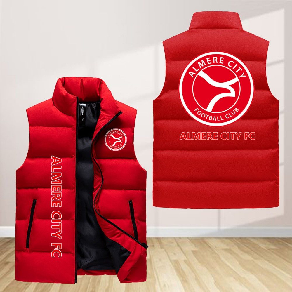 Almere City Fc Sleeveless Down Jacket Sleeveless Vest