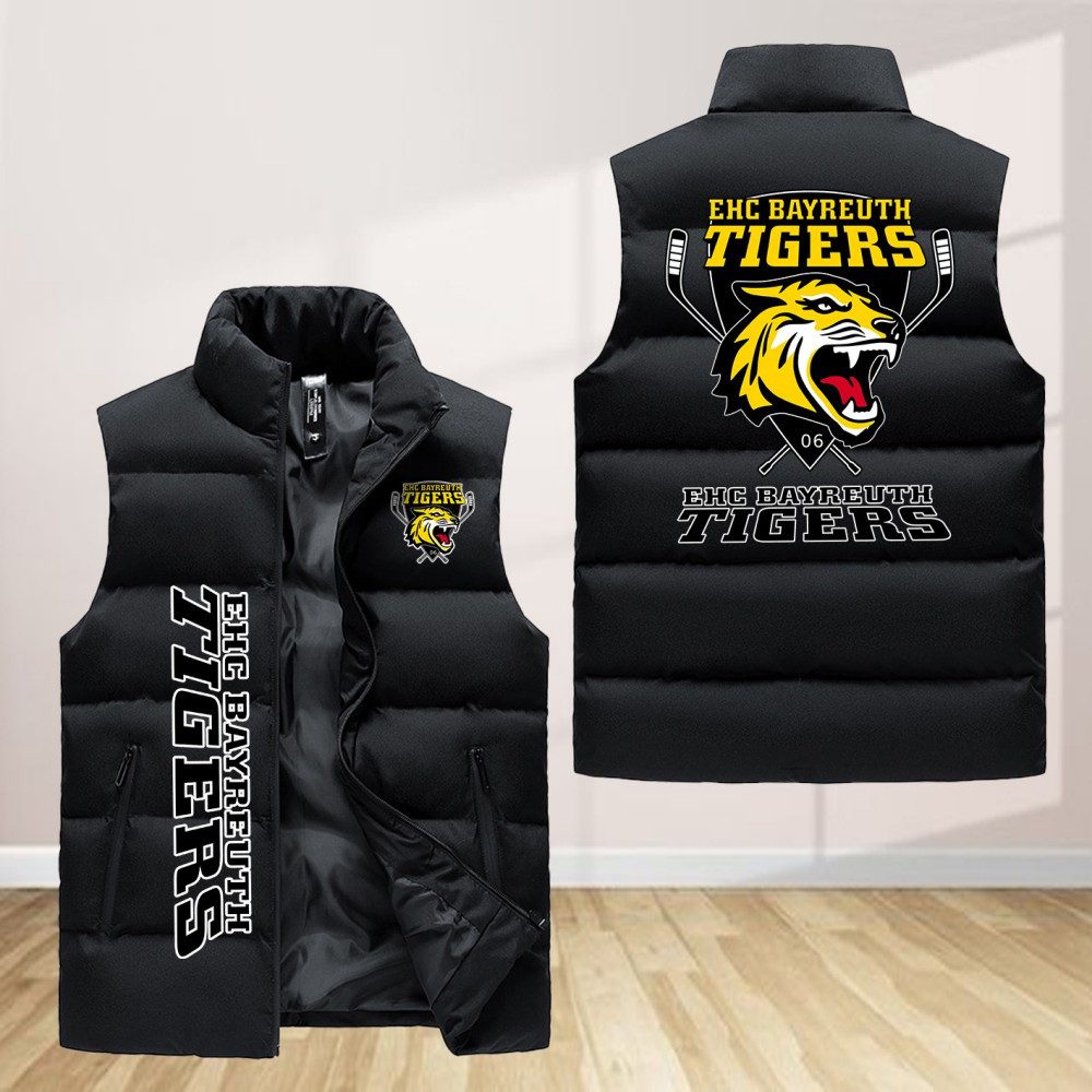 Bayreuth Tigers Sleeveless Down Jacket Sleeveless Vest