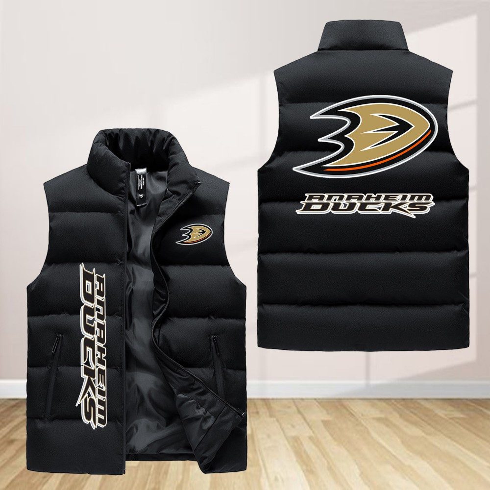 Anaheim Ducks Sleeveless Down Jacket Sleeveless Vest