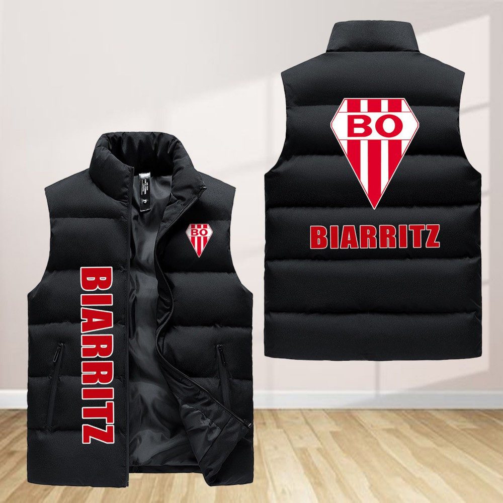 Biarritz Olympique Sleeveless Down Jacket Sleeveless Vest