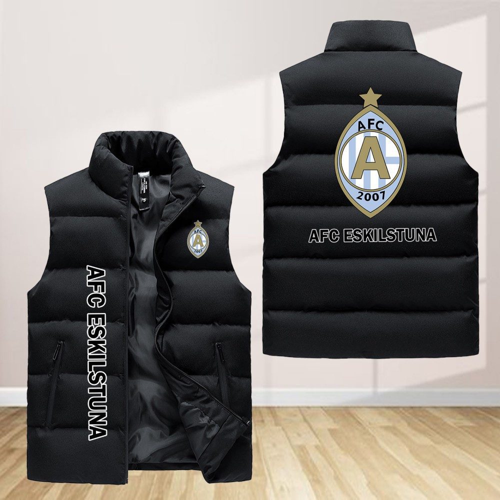 Afc Eskilstuna Sleeveless Down Jacket Sleeveless Vest