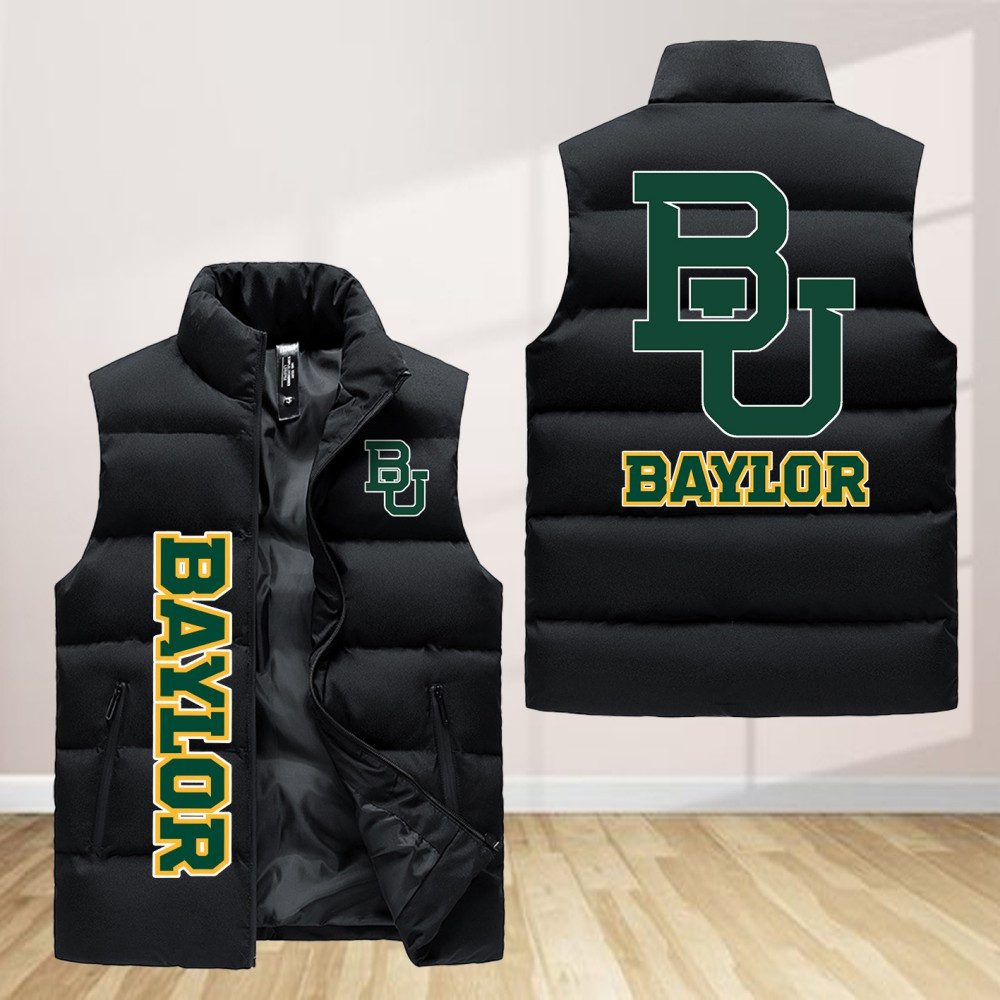 Baylor Bears Sleeveless Down Jacket Sleeveless Vest