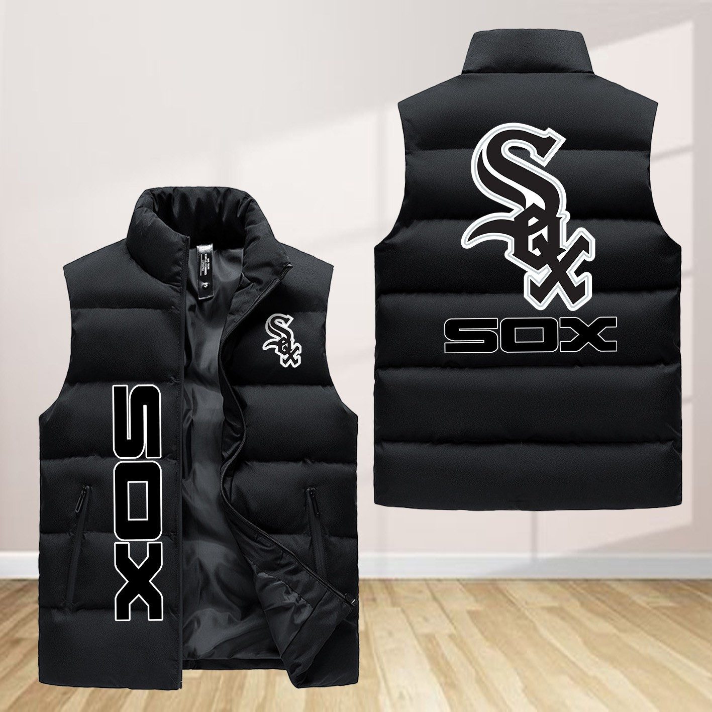 Chicago White Sox Sleeveless Down Jacket Sleeveless Vest
