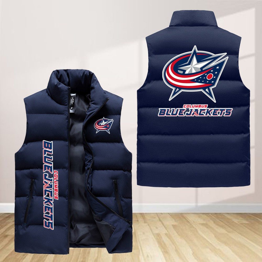 Columbus Blue Jackets Sleeveless Down Jacket Sleeveless Vest