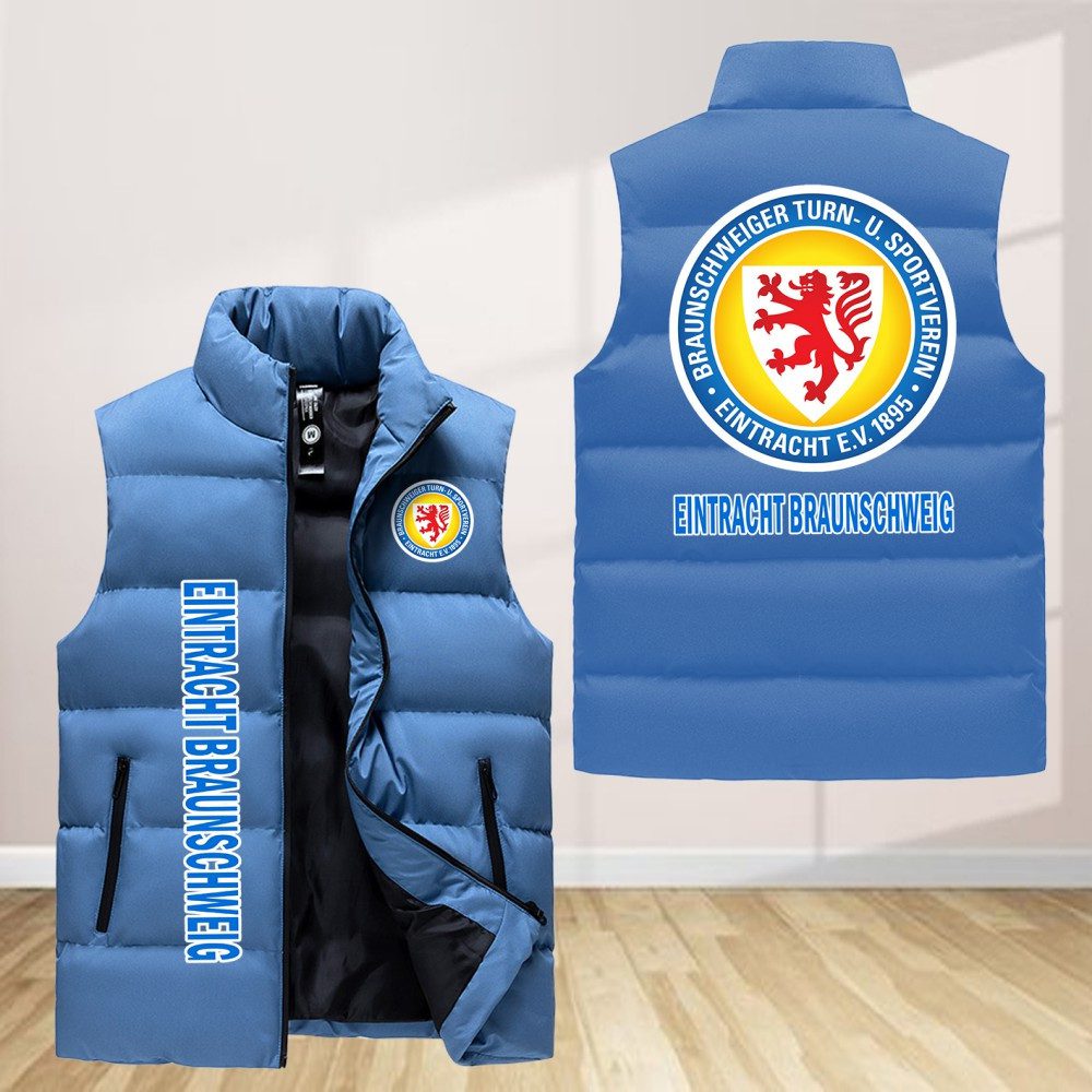 Eintracht Braunschweig Sleeveless Down Jacket Sleeveless Vest