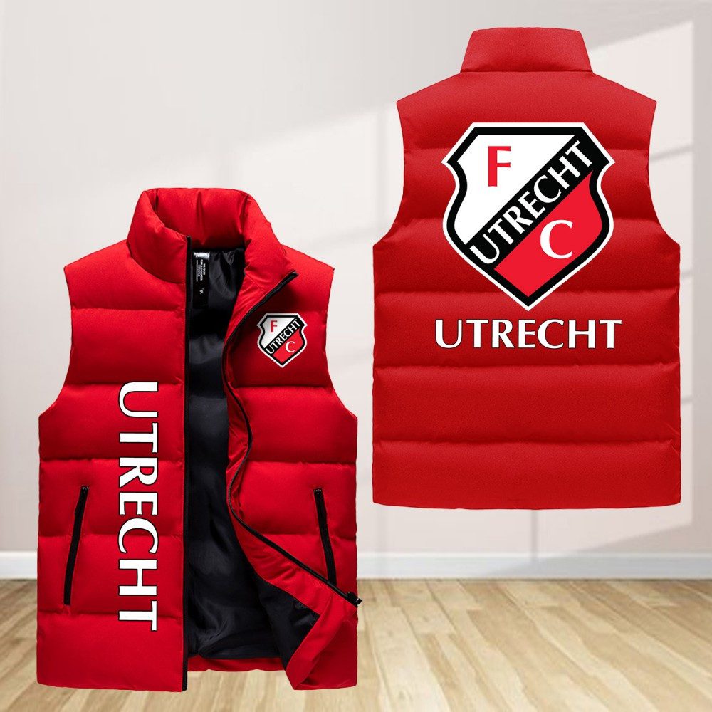 Fc Utrecht Sleeveless Down Jacket Sleeveless Vest