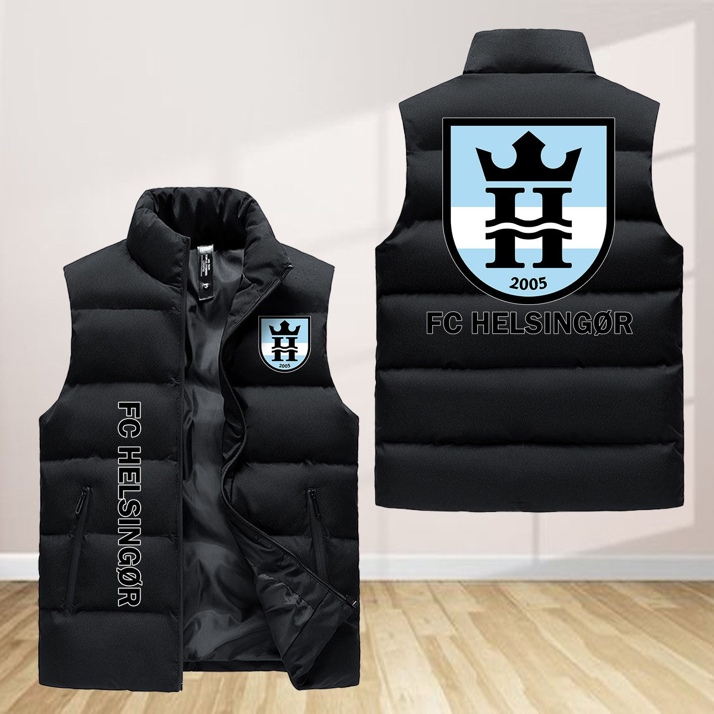 Fc Helsingors Sleeveless Down Jacket Sleeveless Vest