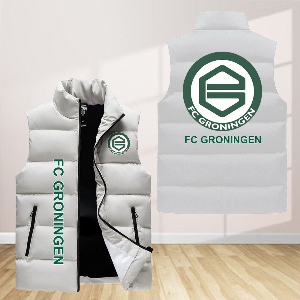 Fc Groningen Sleeveless Down Jacket Sleeveless Vest
