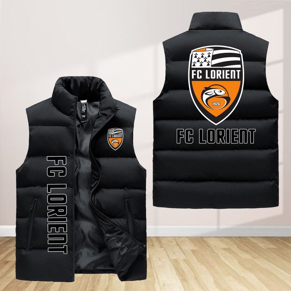 Fc Lorient Sleeveless Down Jacket Sleeveless Vest