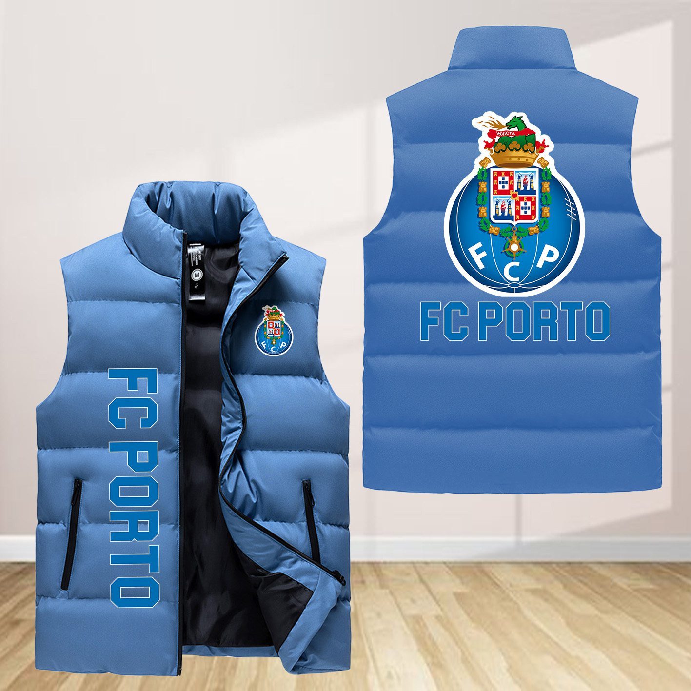 Fc Porto Sleeveless Down Jacket Sleeveless Vest