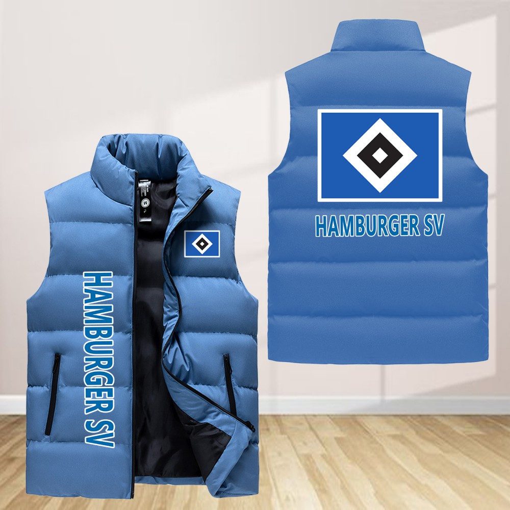 Hamburger Sv Sleeveless Down Jacket Sleeveless Vest