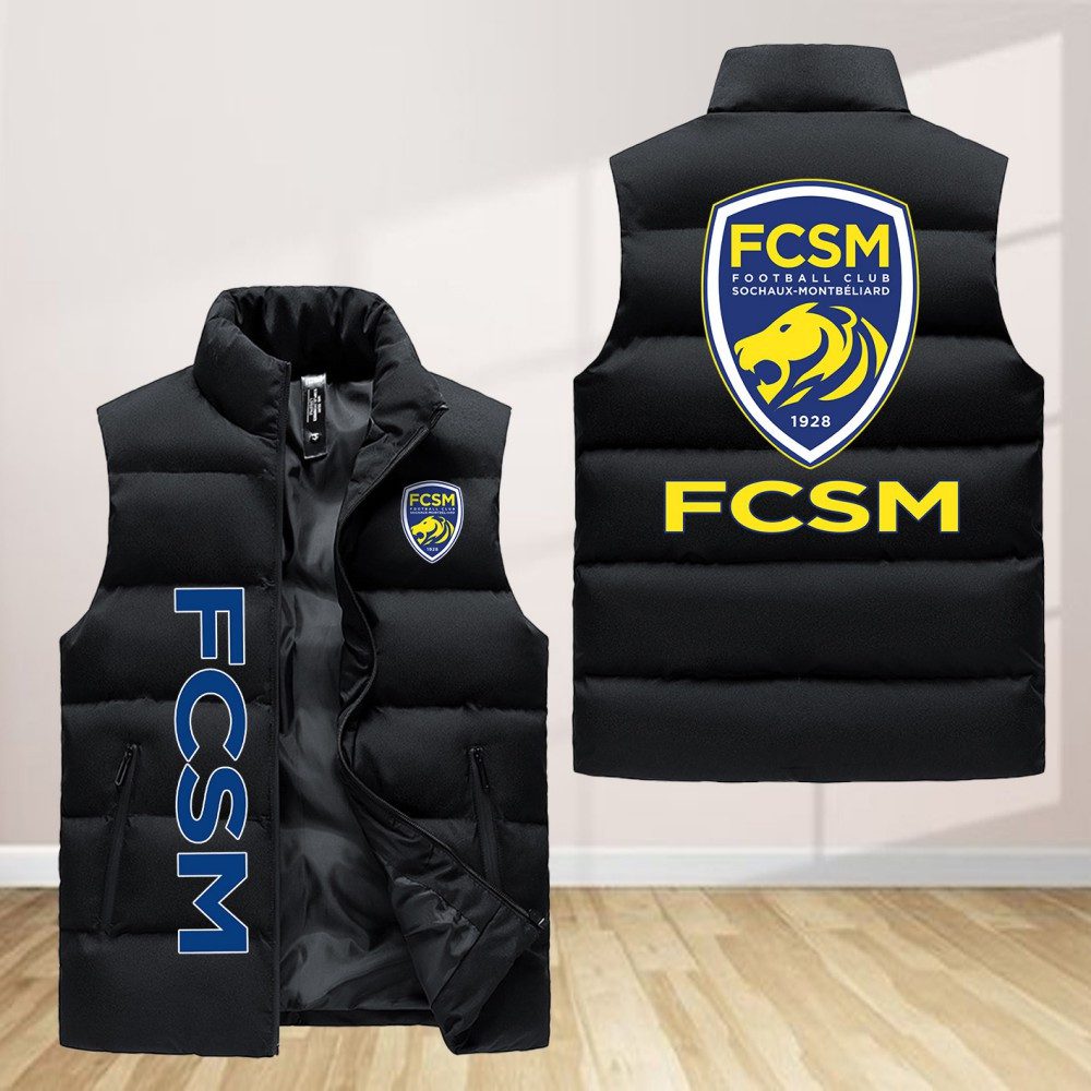 Fc Sochaux-Montbuliard Sleeveless Down Jacket Sleeveless Vest