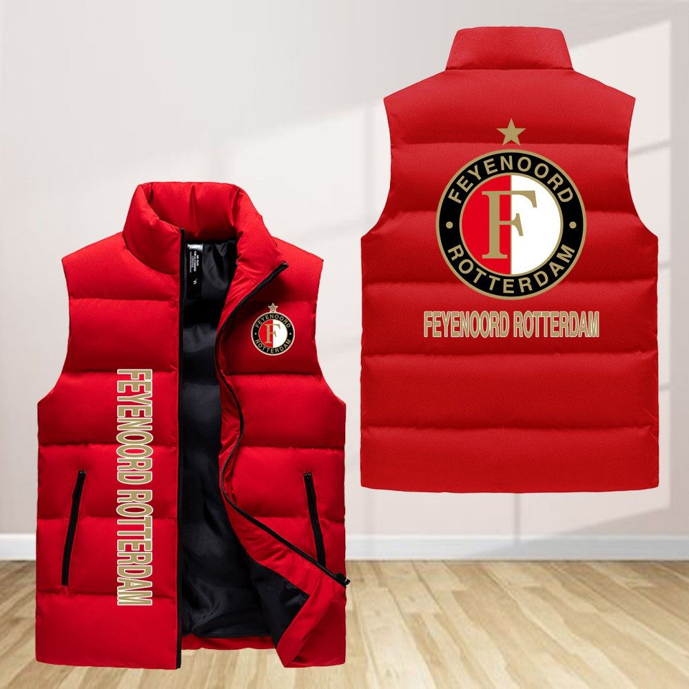 Feyenoord Rotterdam Sleeveless Down Jacket Sleeveless Vest