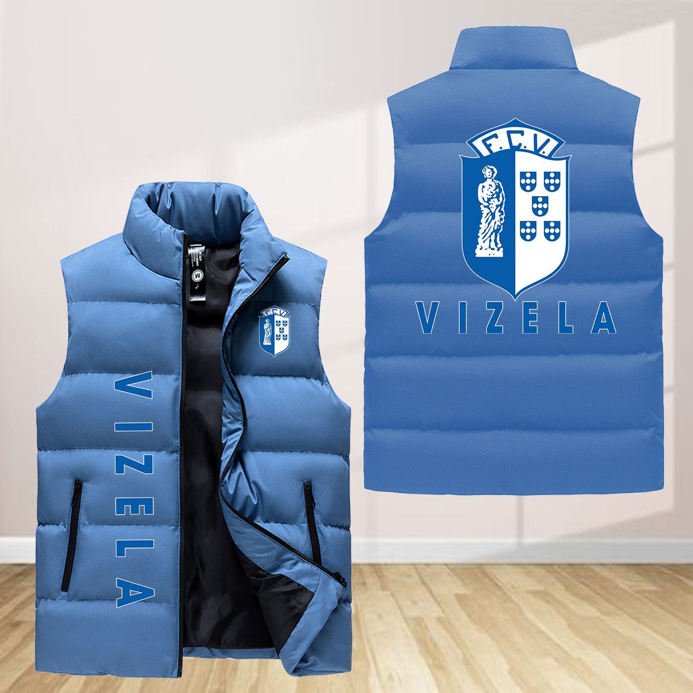F.C. Vizela Sleeveless Down Jacket Sleeveless Vest