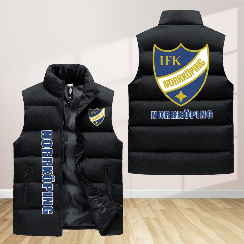 Ifk Norrkoping Sleeveless Down Jacket Sleeveless Vest