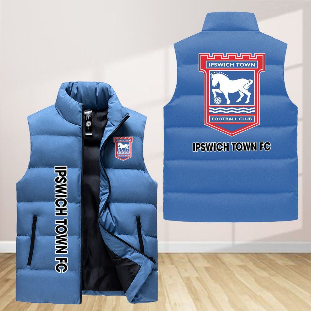 Ipswich Town F.C Sleeveless Down Jacket Sleeveless Vest