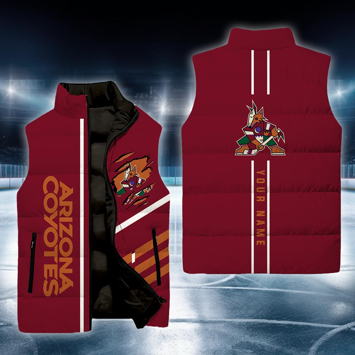 Arizona Coyotes Sleeveless Down Jacket