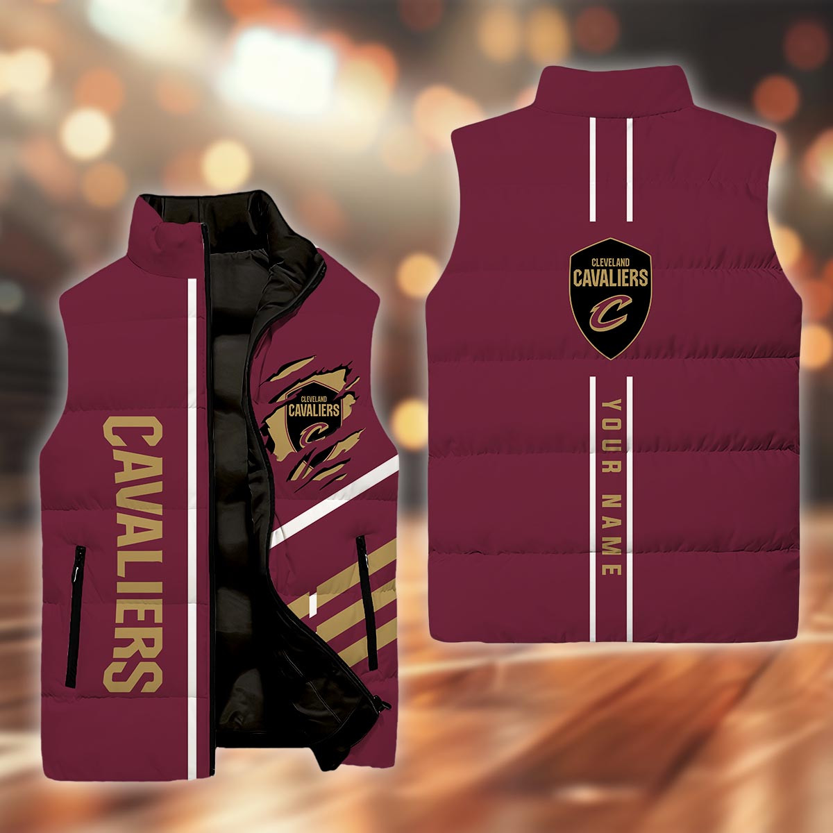 Cleveland Cavaliers Sleeveless Down Puffer Jacket