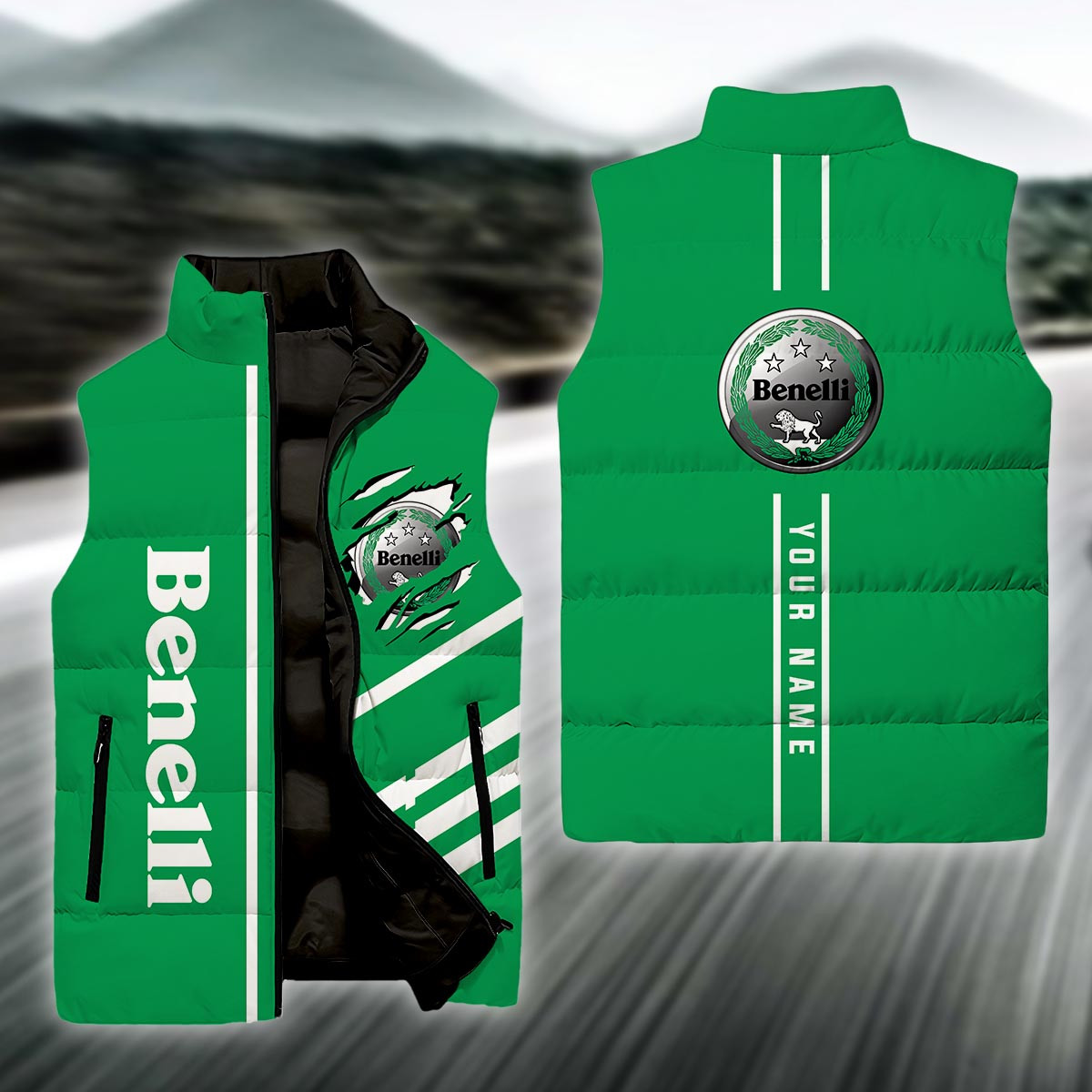 Benelli Sleeve Down Puffer Jacket