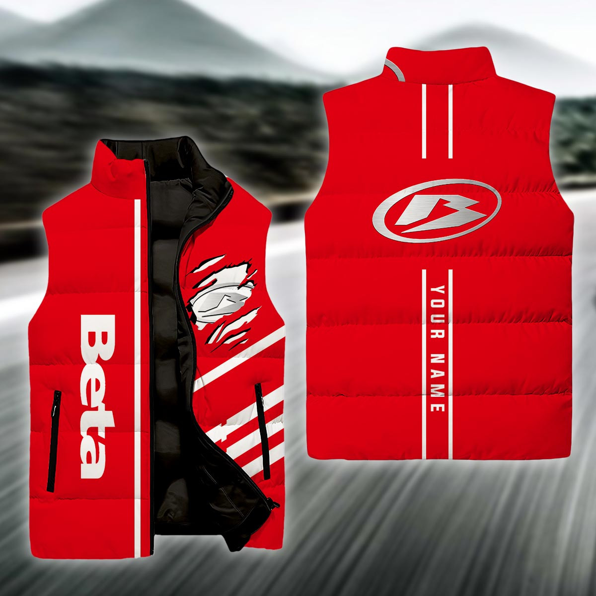 Beta motorcycles Sleeve Down Puffer Jacket