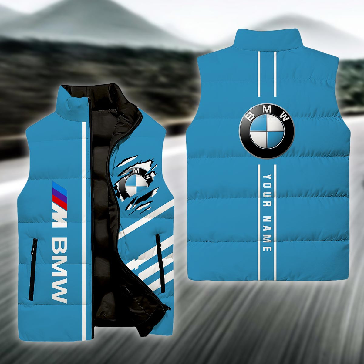 BMW M Sleeve Down Puffer Jacket For Men