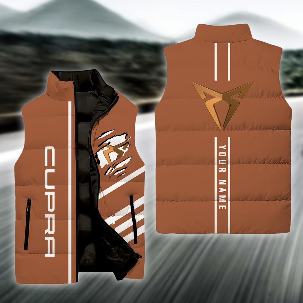 Cupra Sleeve Down Puffer Jacket For Men