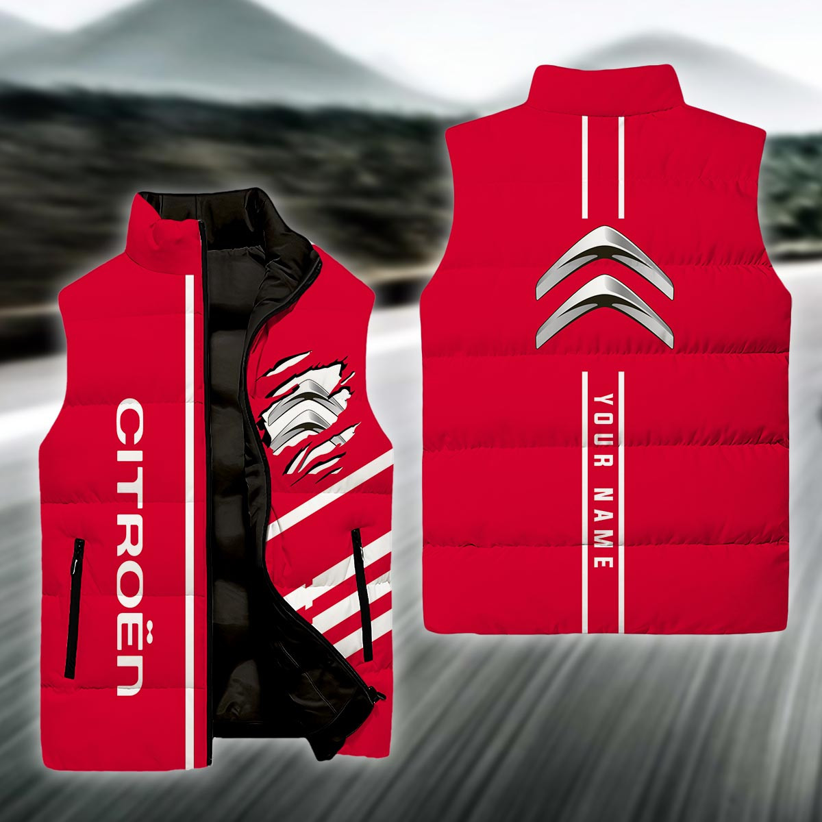 Citroen Sleeve Down Puffer Jacket For Men