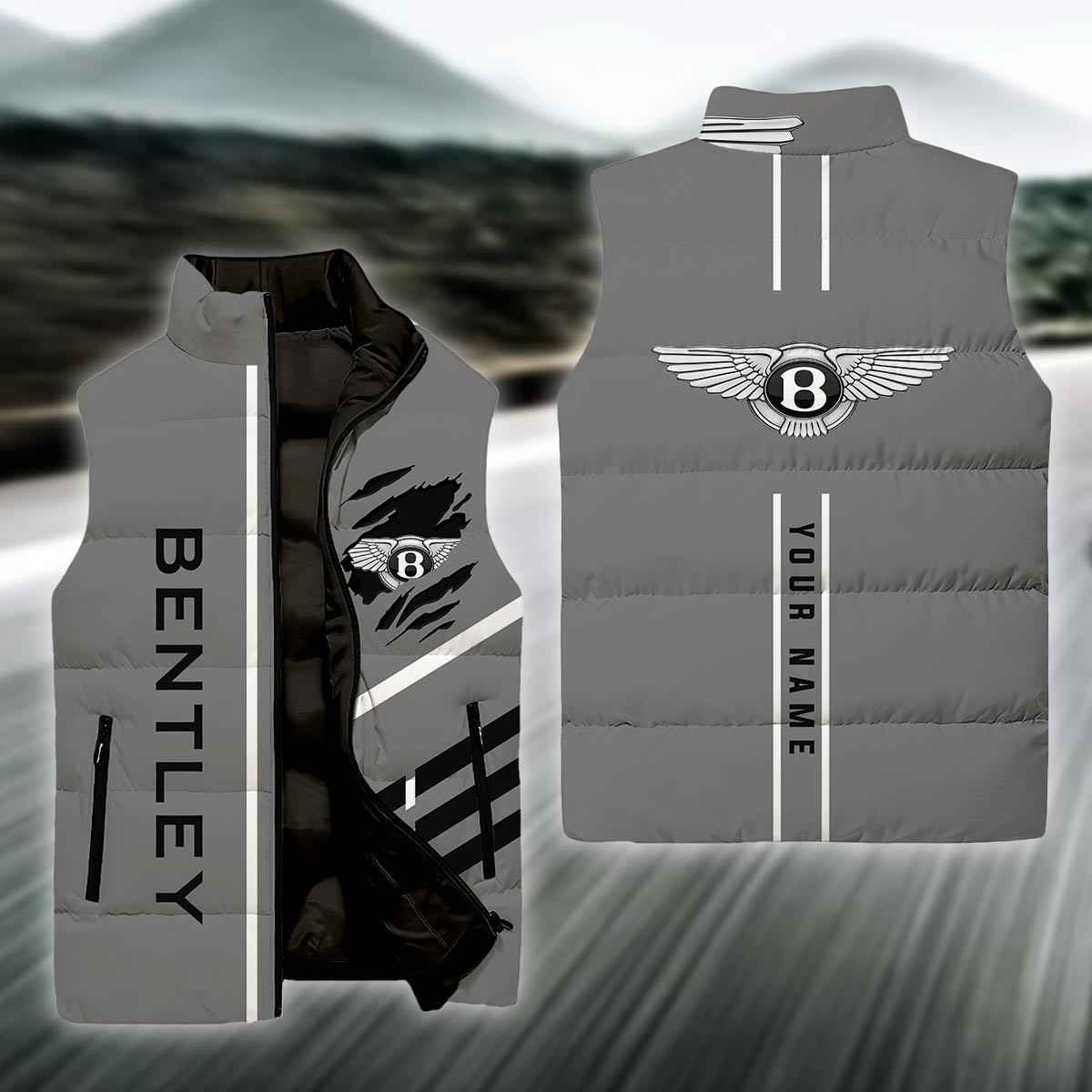 Bentley Sleeve Down Puffer Jacket For Men